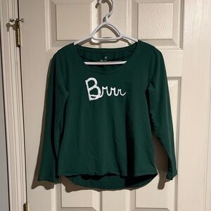 Joe Fresh Green Pajama Top